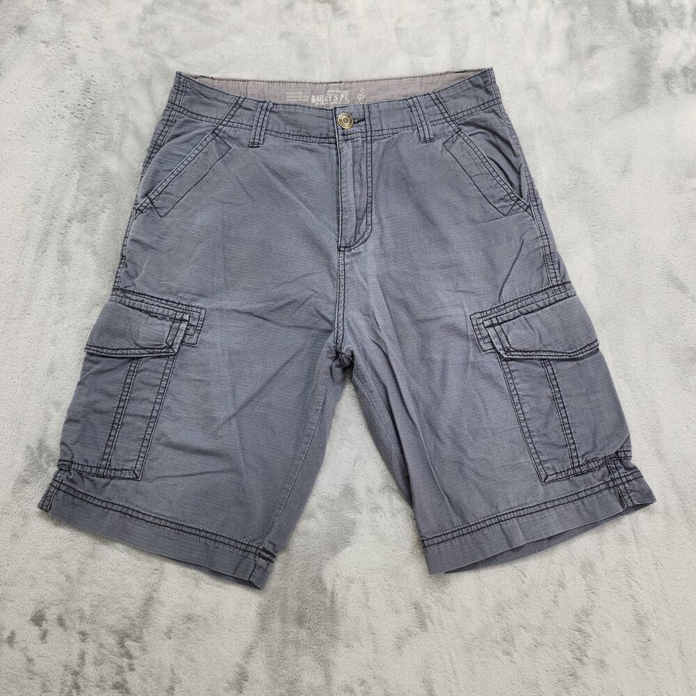 BAILEY’S PT Shorts Mens 29 Grey‎ Vintage Utility Cargo Cotton Cargo Outdoors
